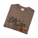 Dachshund T-Shirt – "Life Is Better With a Dachshund" Cute Sausage Dog Tee