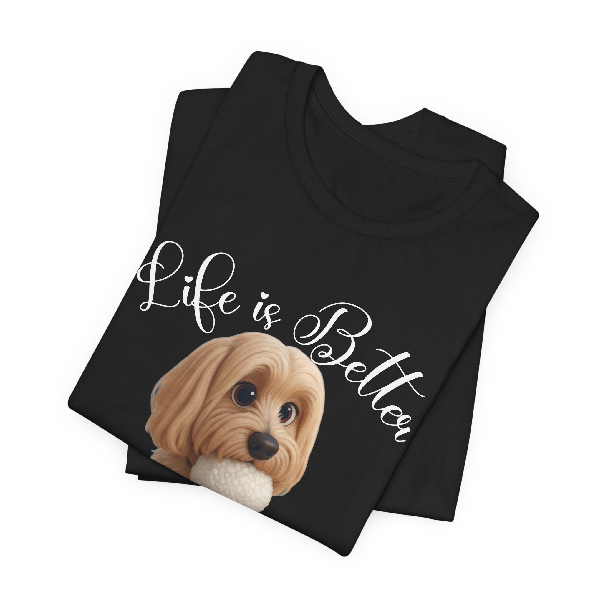 Life Is Better With a Mookie T-Shirt – Cute Morkie Dog Tee