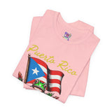 Puerto Rico Flag Coquí T-Shirt — Tropical Hibiscus Island Pride Tee