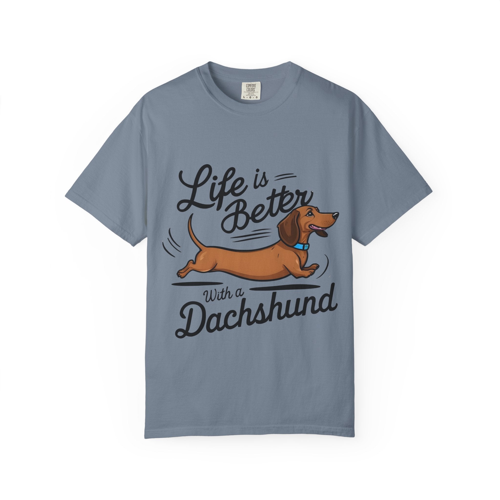 Dachshund T-Shirt – "Life Is Better With a Dachshund" Cute Sausage Dog Tee