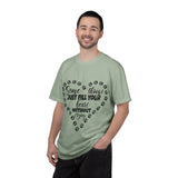 T-Shirt — "Some Things Just Fill Your Heart Without Trying" Paw Print Heart Tee