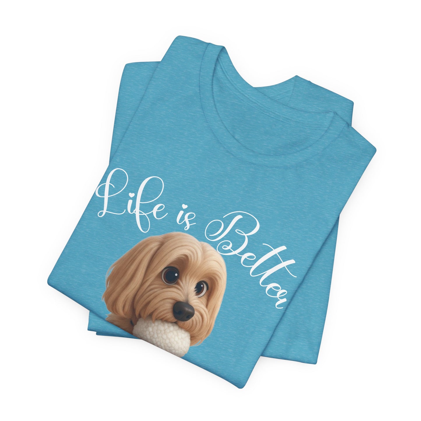 Life Is Better With a Mookie T-Shirt – Cute Morkie Dog Tee
