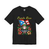 Puerto Rico Flag Coquí T-Shirt — Tropical Hibiscus Island Pride Tee