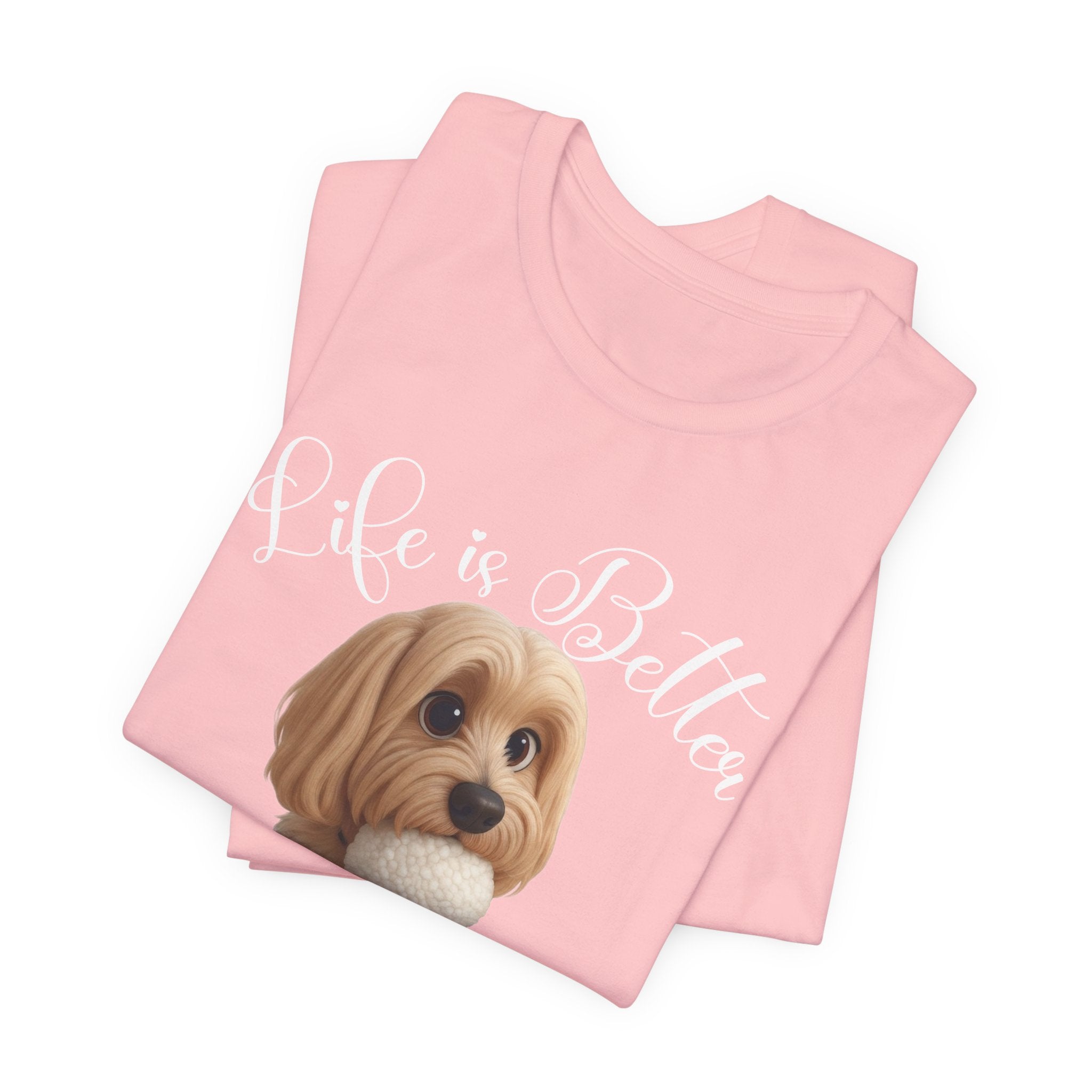 Life Is Better With a Mookie T-Shirt – Cute Morkie Dog Tee