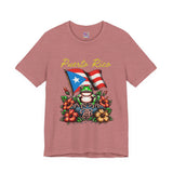 Puerto Rico Flag Coquí T-Shirt — Tropical Hibiscus Island Pride Tee