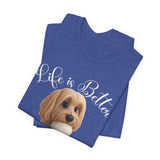 Life Is Better With a Mookie T-Shirt – Cute Morkie Dog Tee