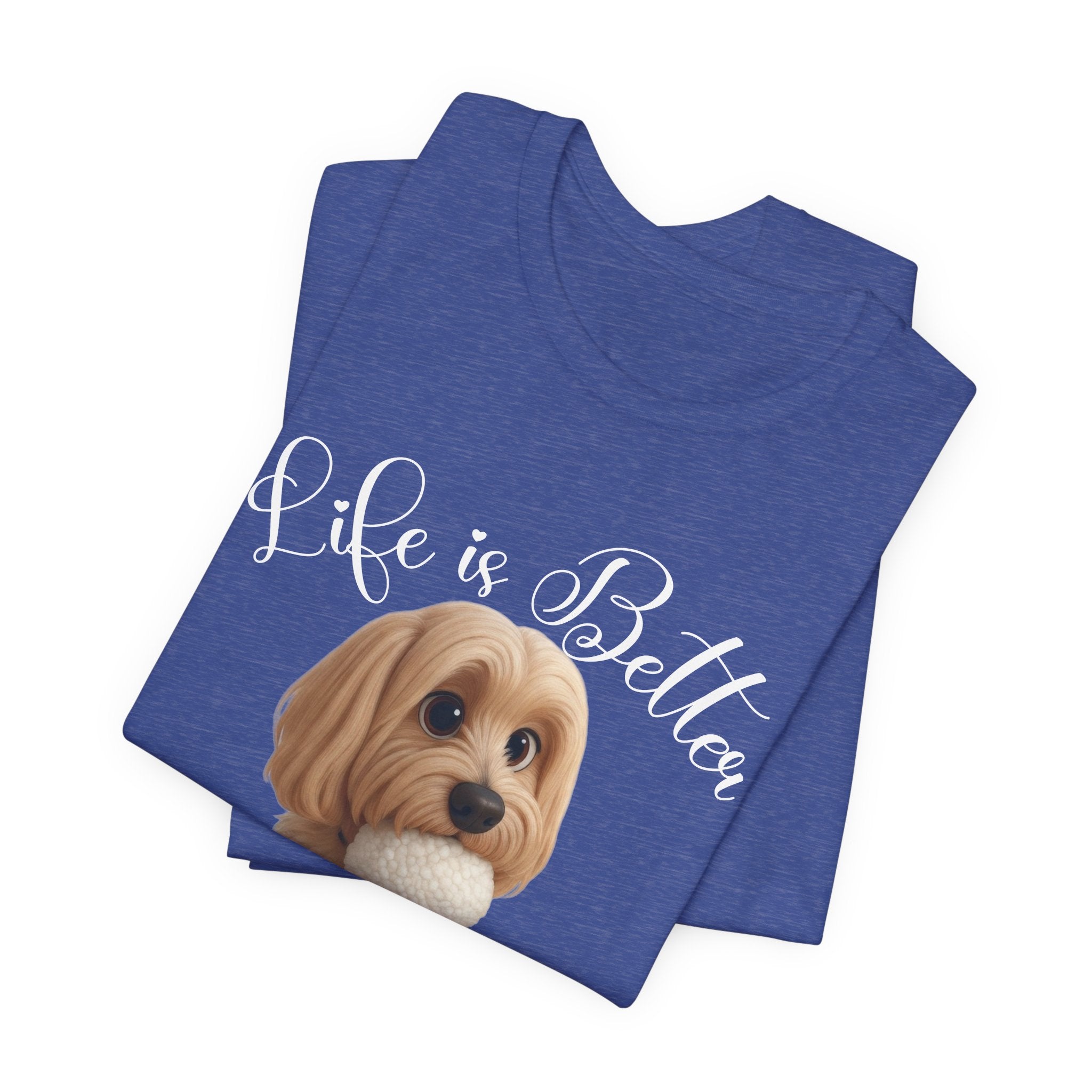 Life Is Better With a Mookie T-Shirt – Cute Morkie Dog Tee