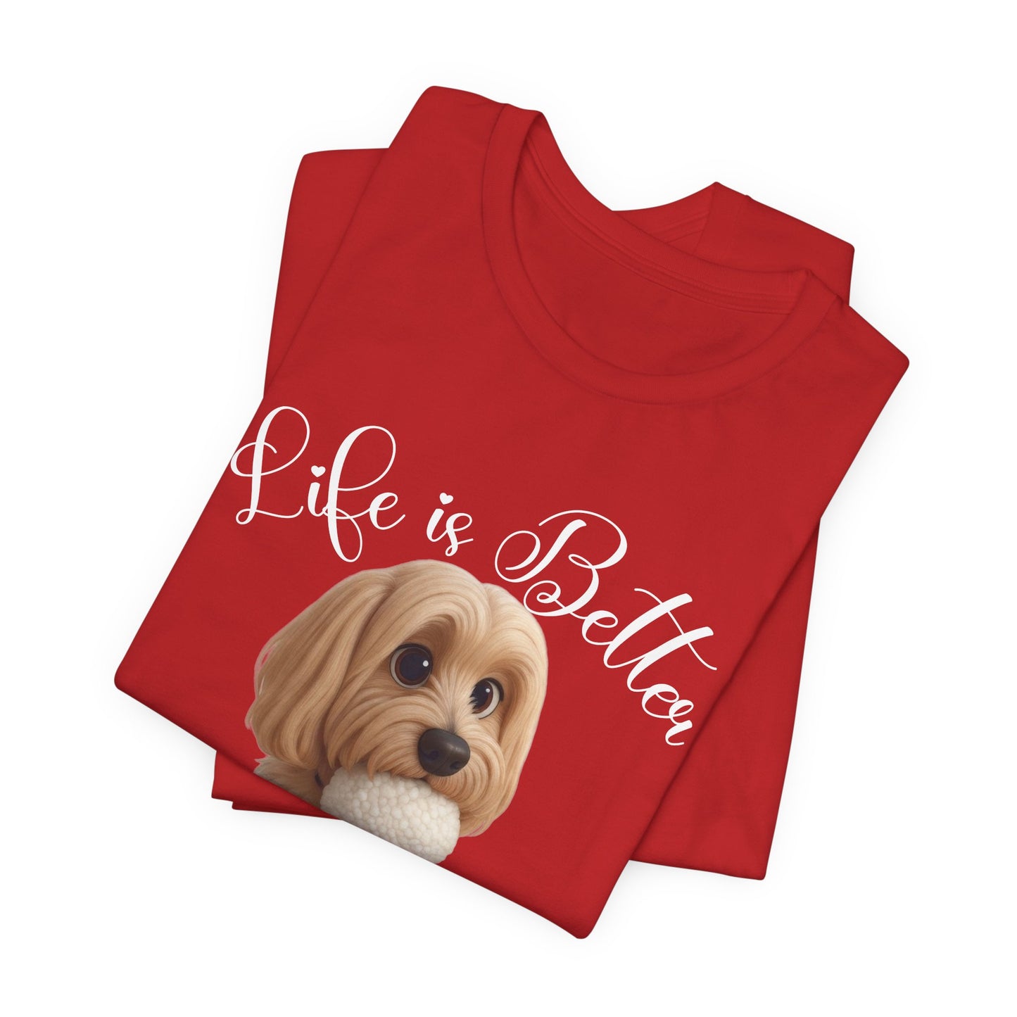 Life Is Better With a Mookie T-Shirt – Cute Morkie Dog Tee
