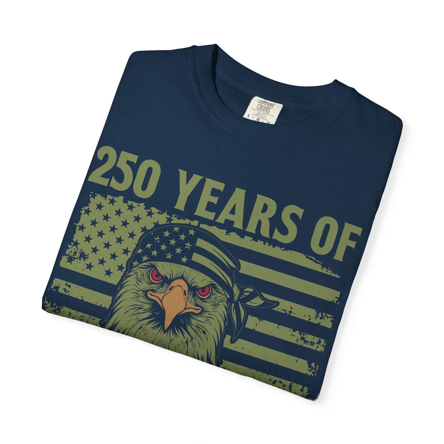 Freedom 1776–2026 T-Shirt — 250 Years of Freedom Eagle Flag Tee
