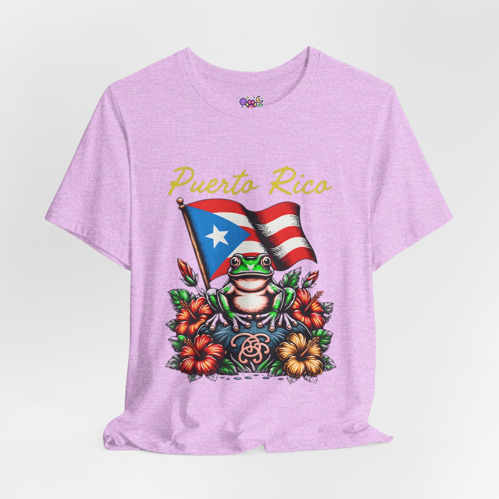 Puerto Rico Flag Coquí T-Shirt — Tropical Hibiscus Island Pride Tee