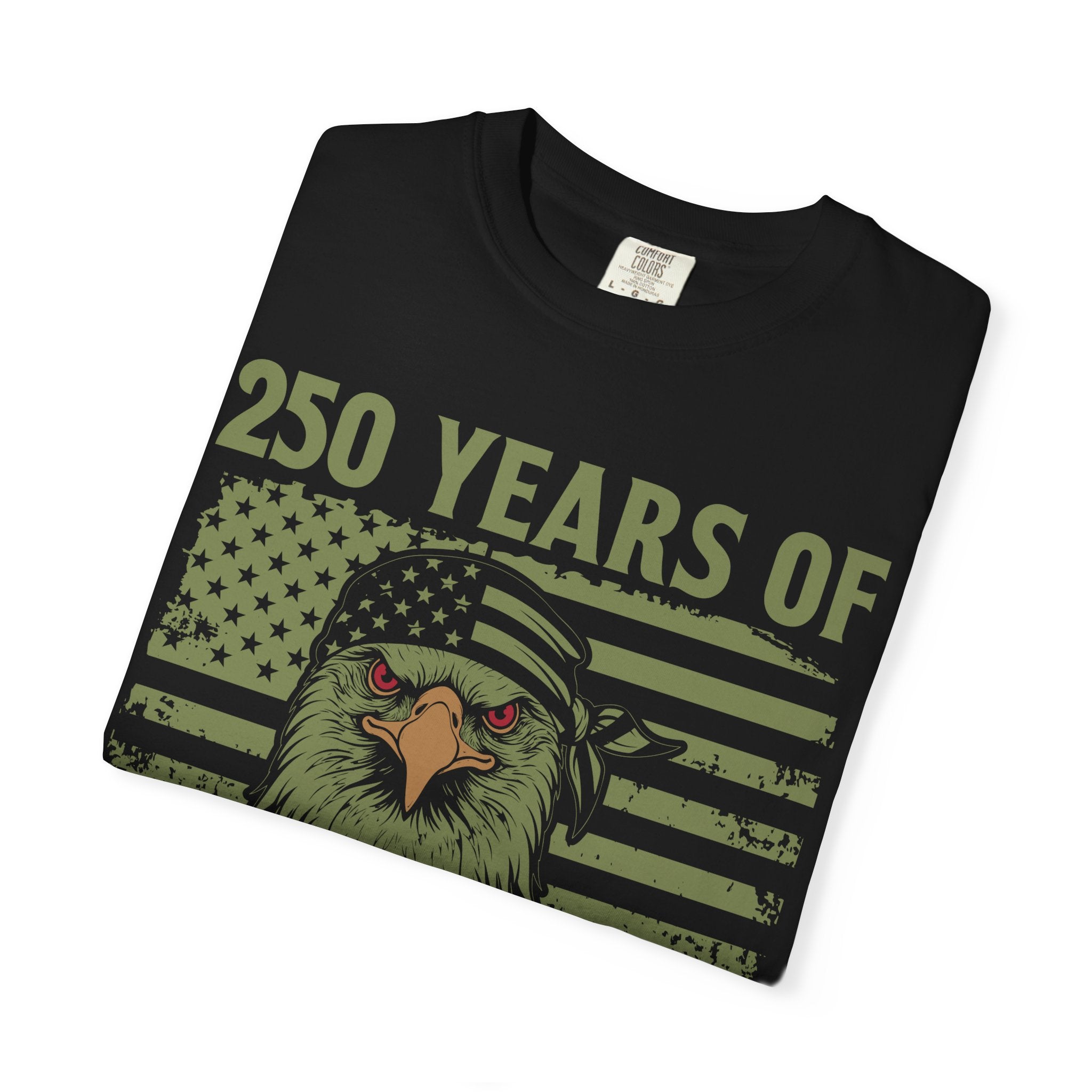 Freedom 1776–2026 T-Shirt — 250 Years of Freedom Eagle Flag Tee