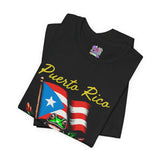 Puerto Rico Flag Coquí T-Shirt — Tropical Hibiscus Island Pride Tee