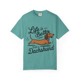 Dachshund T-Shirt – "Life Is Better With a Dachshund" Cute Sausage Dog Tee