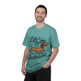 Dachshund T-Shirt – "Life Is Better With a Dachshund" Cute Sausage Dog Tee