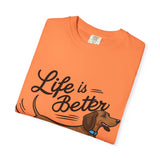 Dachshund T-Shirt – "Life Is Better With a Dachshund" Cute Sausage Dog Tee