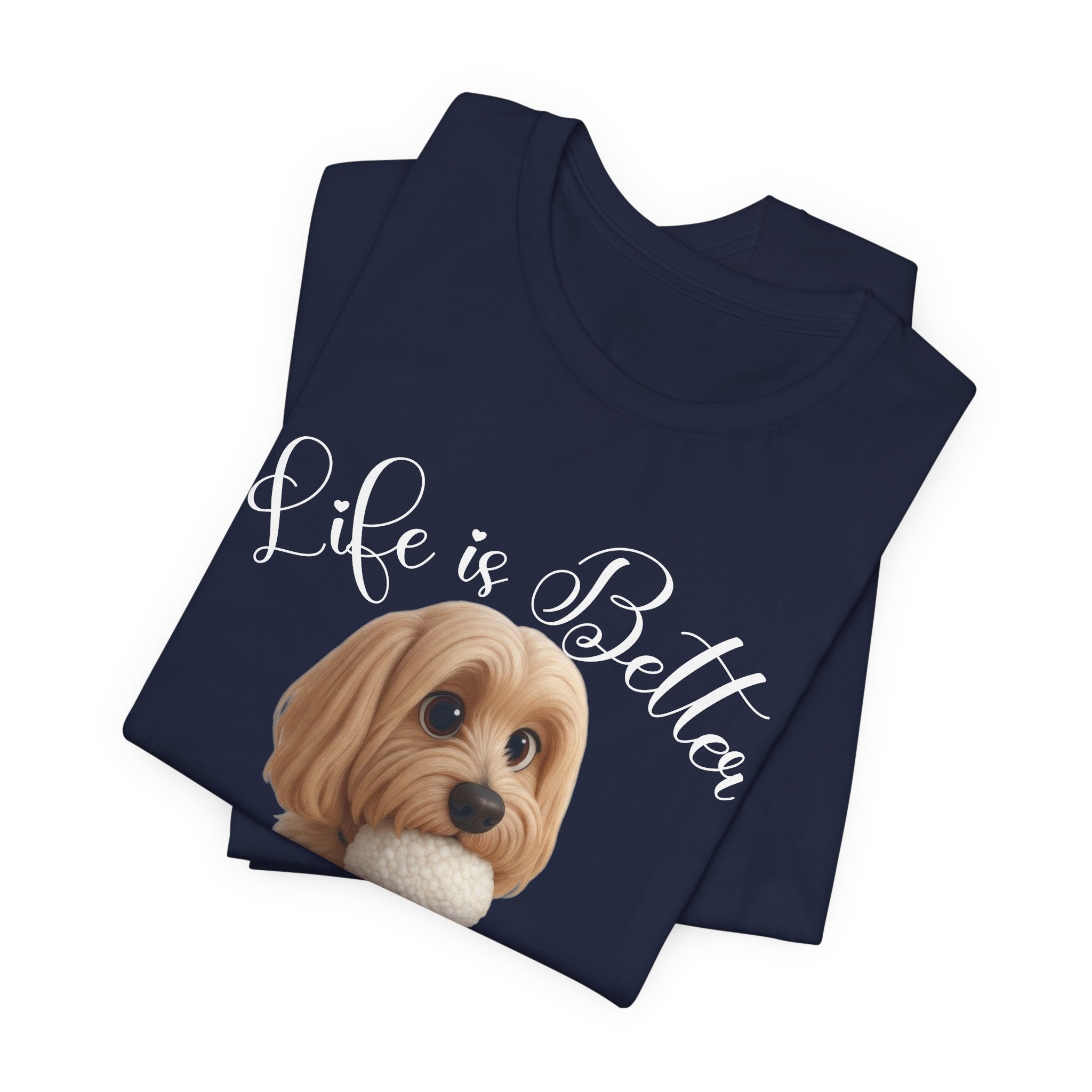 Life Is Better With a Mookie T-Shirt – Cute Morkie Dog Tee