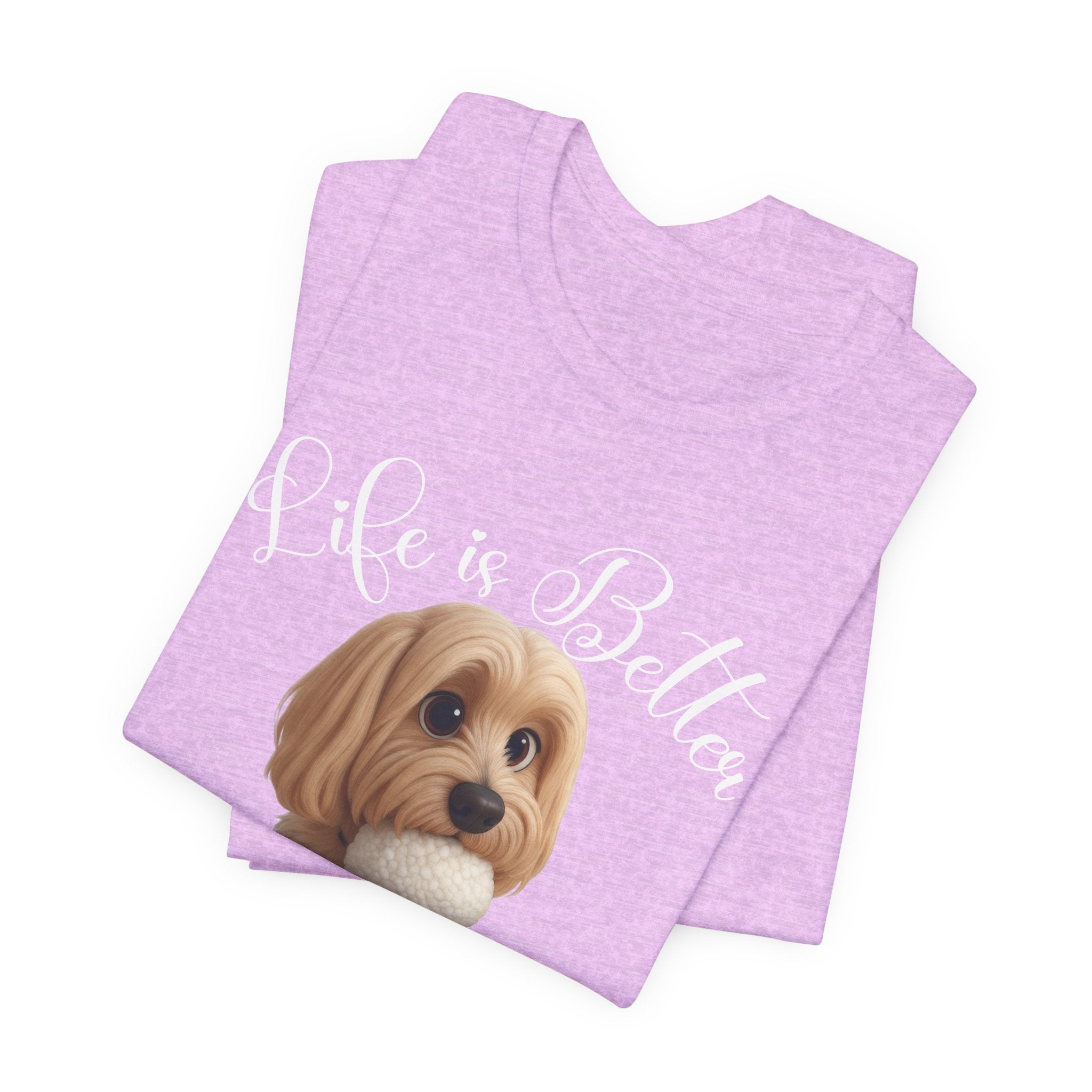 Life Is Better With a Mookie T-Shirt – Cute Morkie Dog Tee